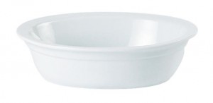 Oven To Tableware Lipped Oval Pie Dish