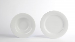 Porcelite Banquet Winged Pasta Plate