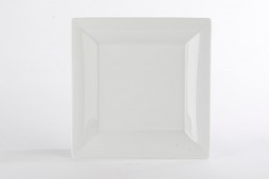 Porcelite Flat Square Plate