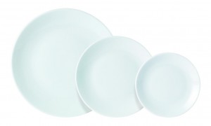 Porcelite Coupe Shape Plate