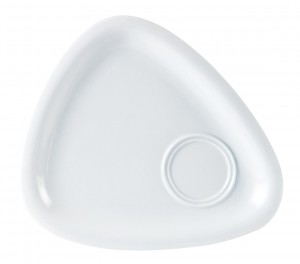 Porcelite Triangular Gourmet Plate
