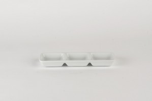 PorceliteThree Division Dip Tray