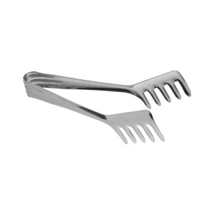 Stainless Steel Spagetti/Sausage Tongs 200mm 8"