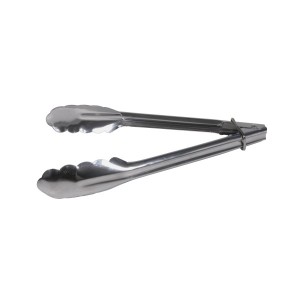 Stainless Steel All Purpose Tongs 9"
