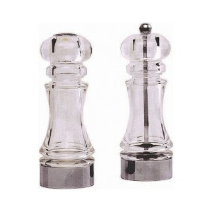Acrylic Pepper Mill & Salt Shaker Set