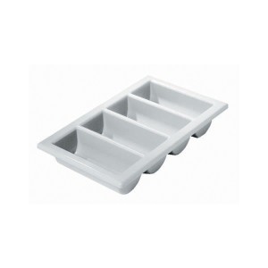 Cutlery Tray/Box Full Size 13" x 21" Grey