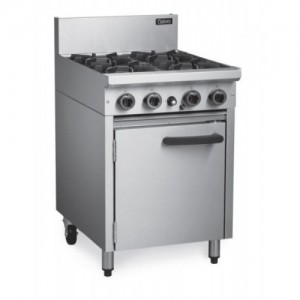 Cobra 600mm Gas Static Oven Range - 4 burner with griddle (not shown)