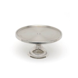 Genware Stainless Steel Cake Stand 13"Dia.6 1/2" High