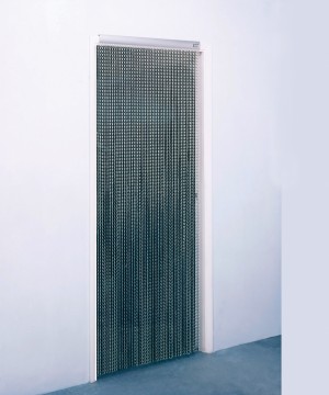 Z324 Silver Chain Door - 39" x 78" 