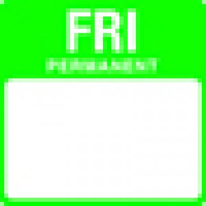Freezer Labels - Friday: 500 per roll