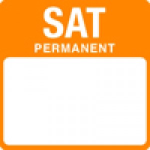 Freezer Labels - Saturday: 500 per roll