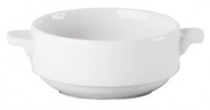 Lugged Soup Cup and Saucer