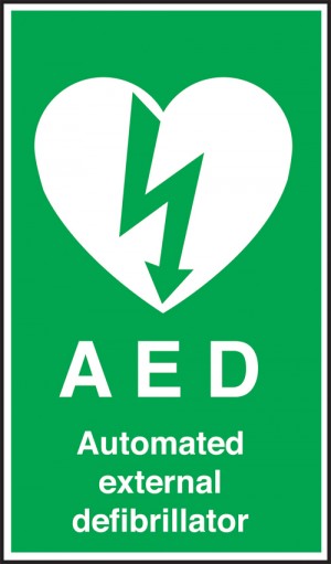 A.E.D automated external defibrillator: Semi-Rigid Notice
