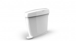 20 Litre White Feminine Hygiene Bin