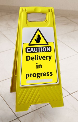 Delivery in progress