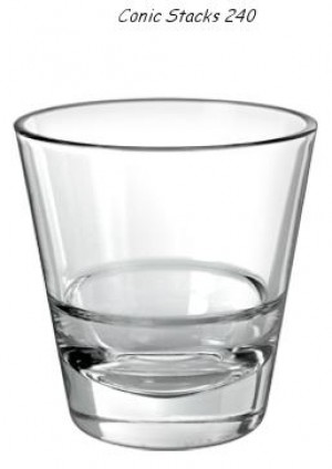 Conical Stacking Old Fashioned 240 