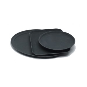 Gen-Grip 12 x 16" Rect.Non-Slip Tray Black