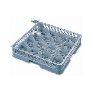 Genware 16 Compartment Glass Rack