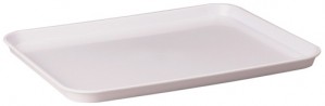 Plastic Display Tray : 18" x 13 3/4" x 1 / 460mm x 350mm x 25mm.