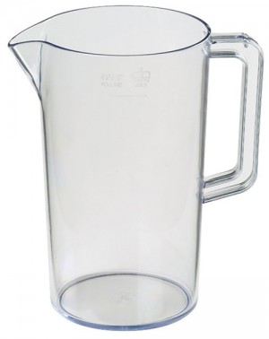4 Pint Government Stamped Jug : 5" x 9 / 135mm x 230mm.