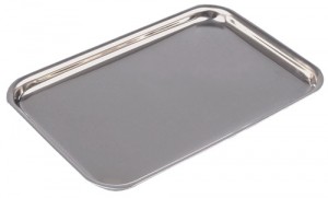 Stainless Steel Presentation Sheet : 16 1/2" x 12" x 3/4 / 420mm x 305mm x 20mm.