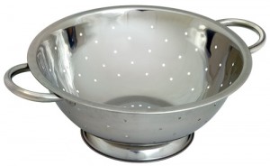 Stainless Steel Colander : 13" Dia. / 330mm Dia.