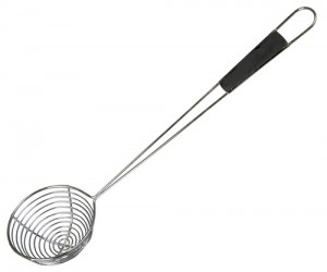 Stainless Steel Vegetable Ladle : 3 1/2" Dia. / 90mm Dia.