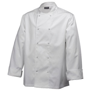 Basic Stud Jacket (Long Sleeve)White L Size