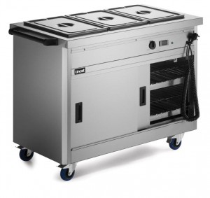 P6B3 Panther 670 Series Hot Cupboard With Bain Marie Tops | 2.8Kw - 3 x 1/1GN