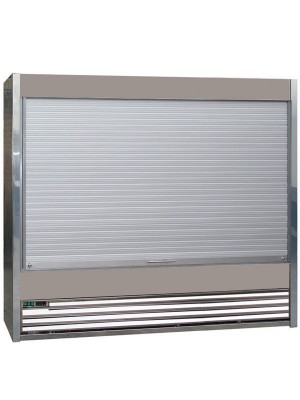 Frost-Tech Tiered Display - Stainless Steel with Shutter