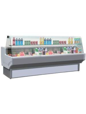 Blizzard Serve Over Display Counter with Under Storage