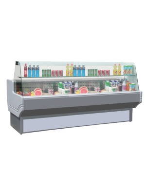 Blizzard Serve Over Display Counter with Under Storage
