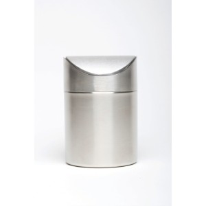 Stainless Steel Table Bin 16.5cm High x 11.5cm Dia.