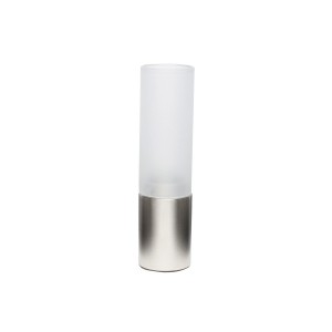 Stainless Steel with a Frosted Glass Table Lamp - 19cm