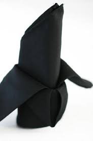 Black Napkin