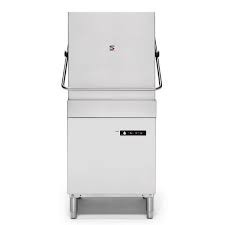 Pass through hood dishwasher 