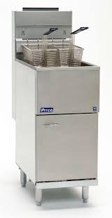 Pitco Single Tank Twin Basket Free Standing Propane Gas Fryer CE-35CS