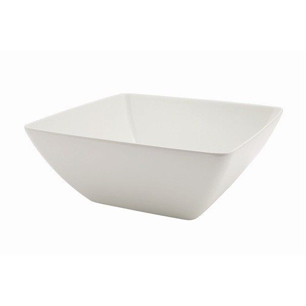 11" Curved Square Melamine Bowl  