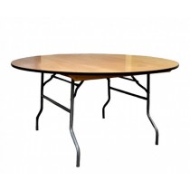 4ft Round Wooden Table