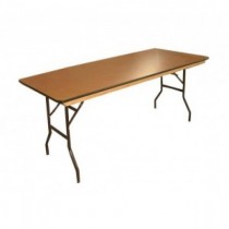 6ft Wooden Trestle Table 