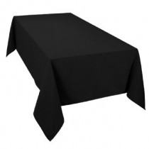 70x108" Black Cloth 