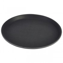 Gengrip 16" Round Non-Slip Tray Black