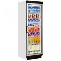 Upright glass door fridge 