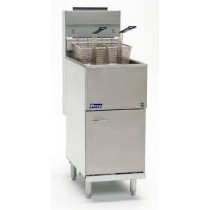 Pitco Single Tank Twin Basket Free Standing Propane Gas Fryer CE-35CS
