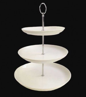 3 Tier Porslite Cake Stand