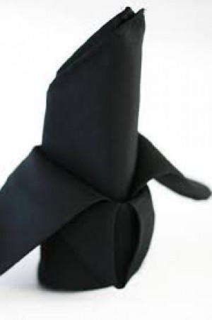 Black Napkin