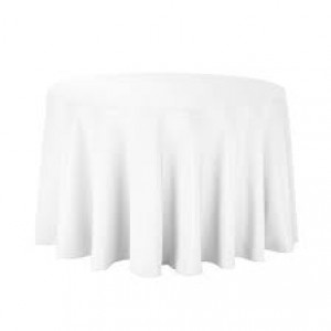 118" Round White 
