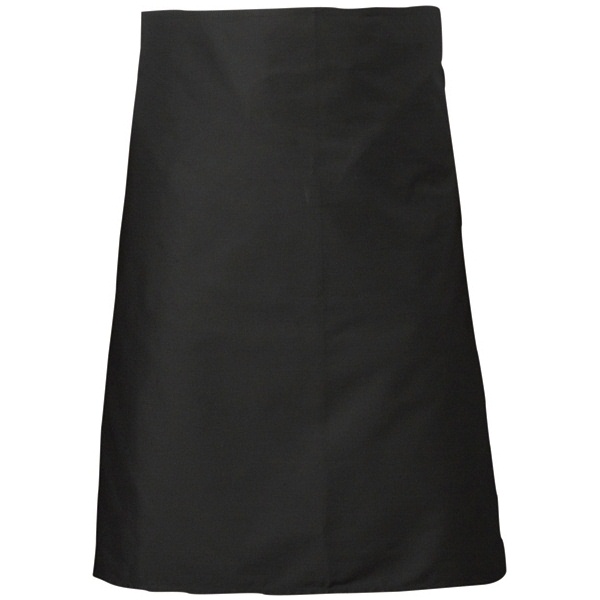 Black Waist Apron; 90cm x 70cm MM Catering Wholesale