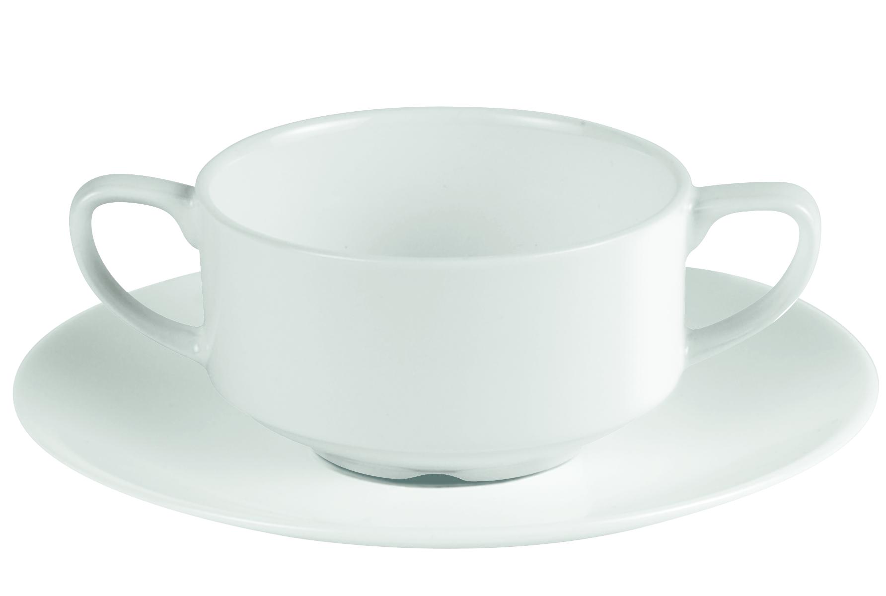 Connoisseur Handled Soup Cup Pack of 6 (25cl) MM Catering Wholesale